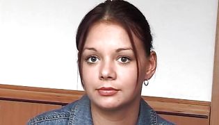 Horny brunette floosy with juice pussy is incredible and extremely horny