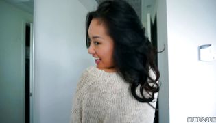 Exquisite Alina Li sucks a fat boner passionately