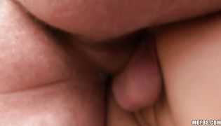 Voracious barely legal Alena takes cock in her delicious pierced pussy