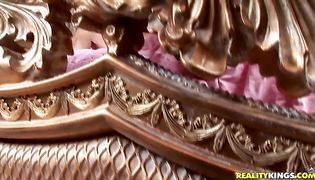 Foxy blonde gf Heather Starlet is always ready to test mate for the movie and many skills