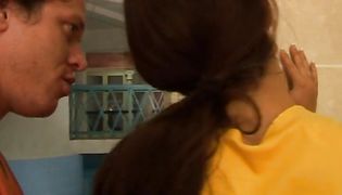 Horny Nicky E is eagerly sucking playmate's shaft like never before