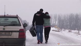 Hunk fuck stupendous brunette Cute without stopping