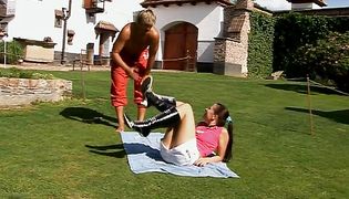 Savory brunette sweetheart Kelly I enjoys sucking a very hard and massive penis